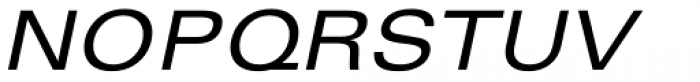 Univers Pro 53 Extended Oblique Font UPPERCASE