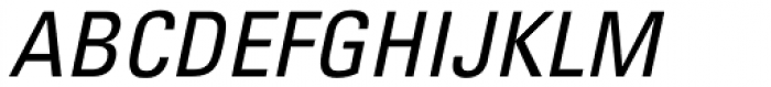Univers Pro 57 Condensed Oblique Font UPPERCASE
