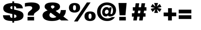 Univers Pro 93 Extra Black Extended Font OTHER CHARS