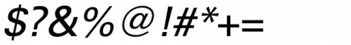Univers Pro Cyrillic 55 Oblique Font OTHER CHARS