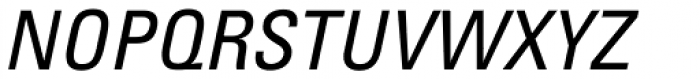 Univers Pro Cyrillic 57 Condensed Oblique Font UPPERCASE