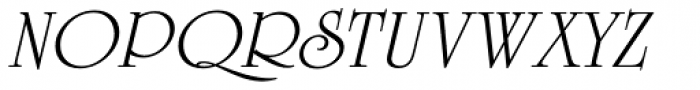 University Roman Std Italic Font UPPERCASE