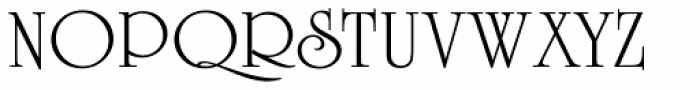 University Roman Std Font UPPERCASE