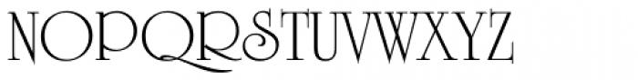 University Roman Font UPPERCASE