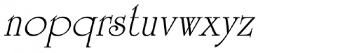 University SB Italic Font LOWERCASE
