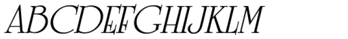 University SH Italic Font UPPERCASE
