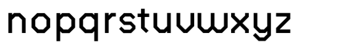 Universos Regular Font LOWERCASE