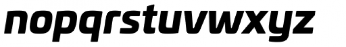 Univia Pro Black Italic Font LOWERCASE