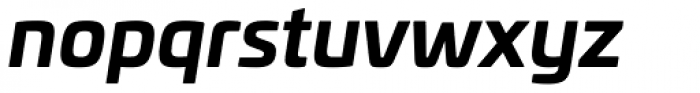 Univia Pro Bold Italic Font LOWERCASE