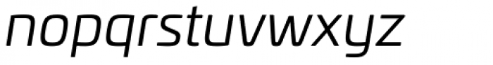 Univia Pro Book Italic Font LOWERCASE