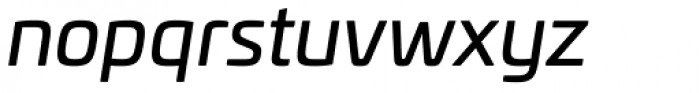 Univia Pro Italic Font LOWERCASE