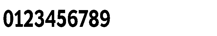 Univra Black Condensed Font OTHER CHARS