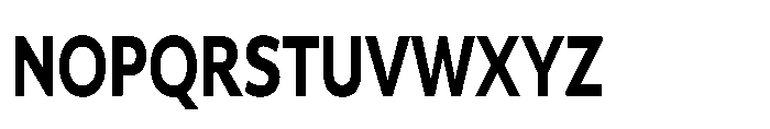 Univra Black Condensed Font UPPERCASE