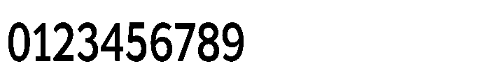 Univra Bold Condensed Font OTHER CHARS