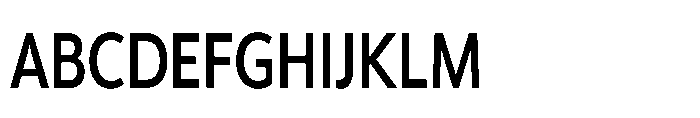 Univra Bold Condensed Font UPPERCASE