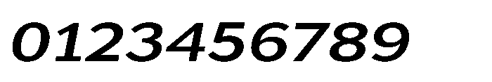 Univra Bold Expanded Slanted Font OTHER CHARS