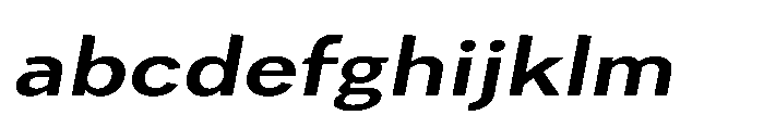 Univra Bold Expanded Slanted FONT