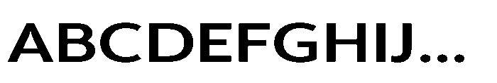 Univra Bold Expanded Font UPPERCASE
