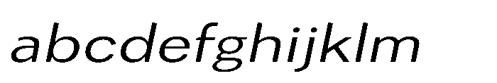 Univra Expanded Slanted FONT