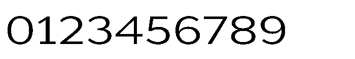 Univra Expanded Font OTHER CHARS