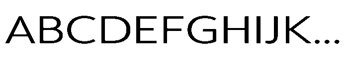 Univra Expanded Font UPPERCASE