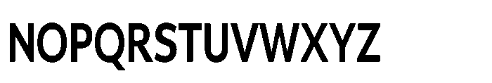 Univra Extra Bold Condensed Font UPPERCASE