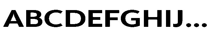 Univra Extra Bold Expanded Font UPPERCASE