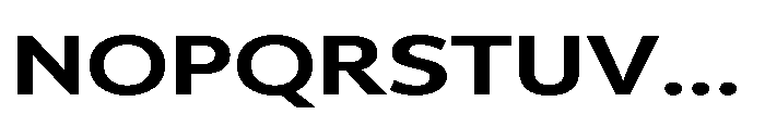 Univra Extra Bold Expanded Font UPPERCASE