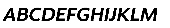 Univra Extra Bold Slanted Font UPPERCASE