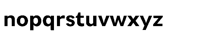 Univra Extra Bold Font LOWERCASE