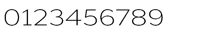 Univra Extra Light Expanded Font OTHER CHARS