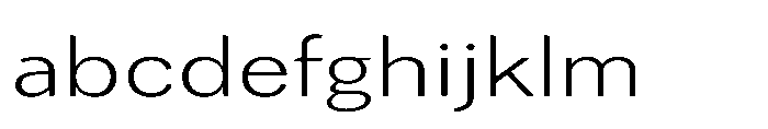 Univra Light Expanded FONT