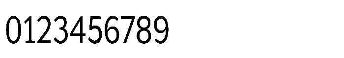 Univra Medium Condensed Font OTHER CHARS