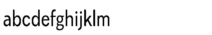 Univra Medium Condensed FONT