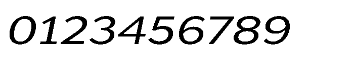 Univra Medium Expanded Slanted Font OTHER CHARS
