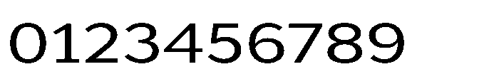 Univra Medium Expanded Font OTHER CHARS