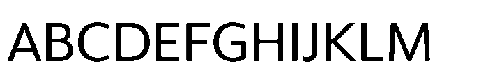 Univra Medium Font UPPERCASE