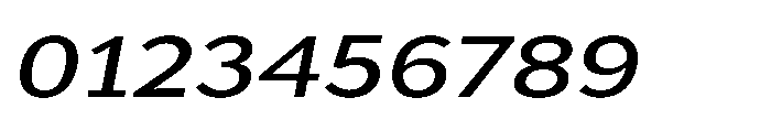 Univra Semi Bold Expanded Slanted Font OTHER CHARS