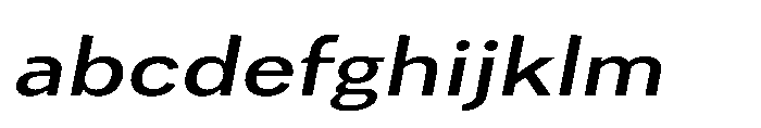 Univra Semi Bold Expanded Slanted FONT