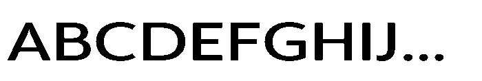 Univra Semi Bold Expanded Font UPPERCASE