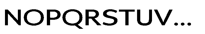 Univra Semi Bold Expanded Font UPPERCASE