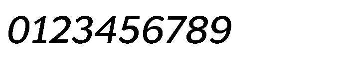 Univra Semi Bold Slanted Font OTHER CHARS