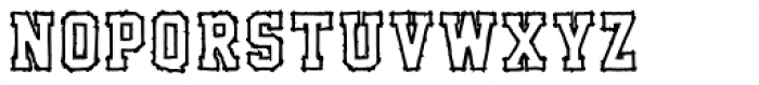 Uniwerek Hollow Font LOWERCASE