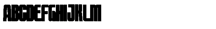 Unlimited Black Ultra Condensed Font UPPERCASE