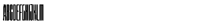 Unlimited Extra Light Ultra Condensed Font UPPERCASE