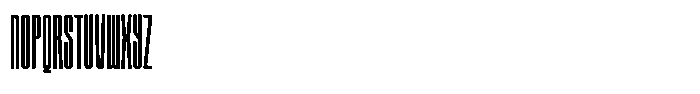 Unlimited Extra Light Ultra Condensed Font UPPERCASE