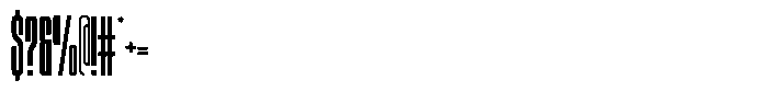 Unlimited Light Ultra Condensed Font OTHER CHARS
