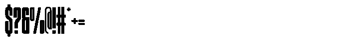 Unlimited Medium Ultra Condensed Font OTHER CHARS