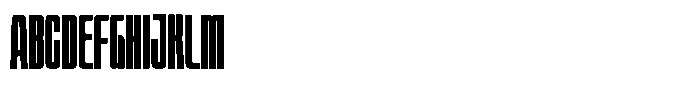 Unlimited Medium Ultra Condensed Font UPPERCASE