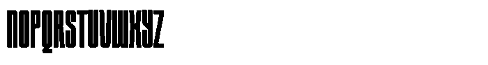 Unlimited Medium Ultra Condensed Font UPPERCASE